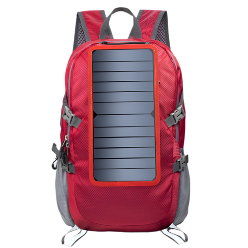 Solar Charging Backpack – Foldable Lightweight Daypack for Hiking & Travel