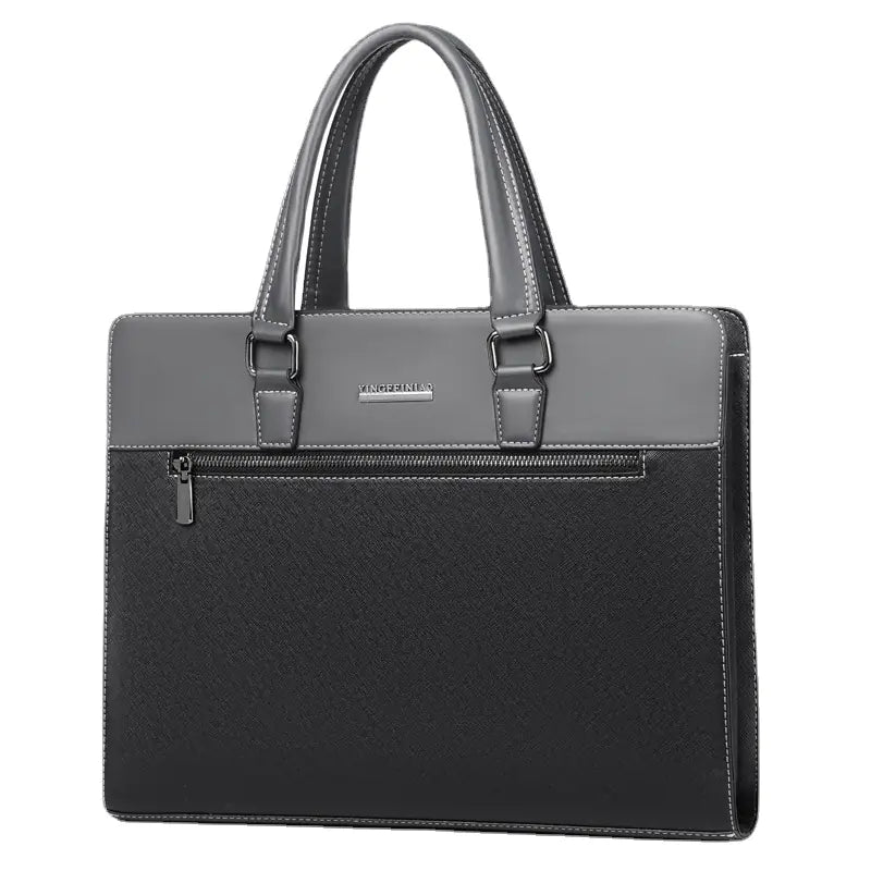 Infinio Men's Business Briefcase – Laptop Shoulder Bag by Yingfei Nio