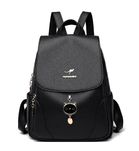 Classic Chic Women's Leather Backpack